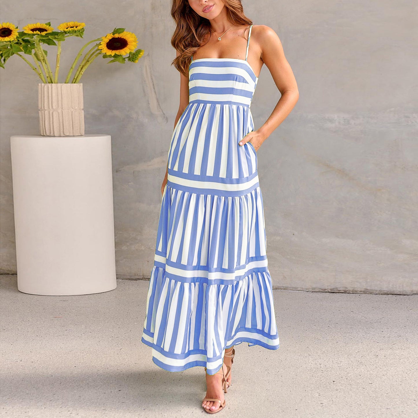 Robe Été Rayée