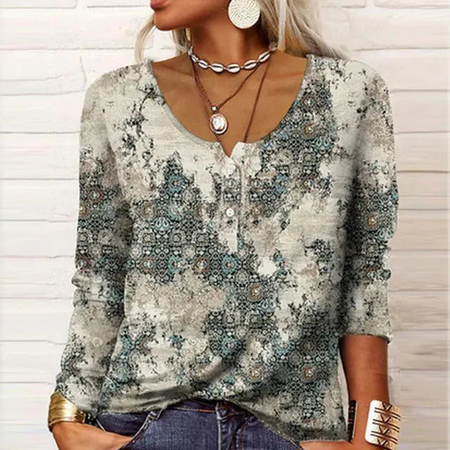 T-shirt fleuri