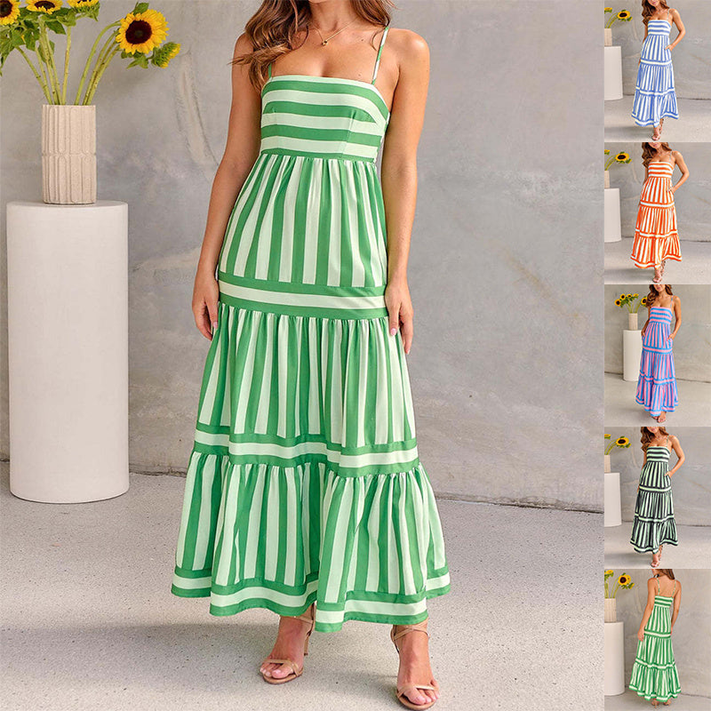 Robe Été Rayée