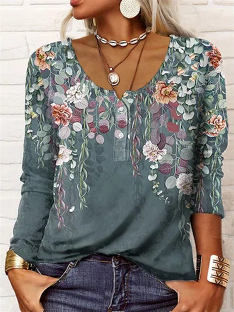 T-shirt fleuri