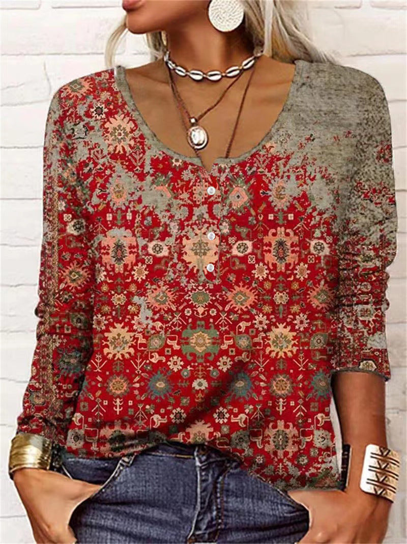 T-shirt fleuri