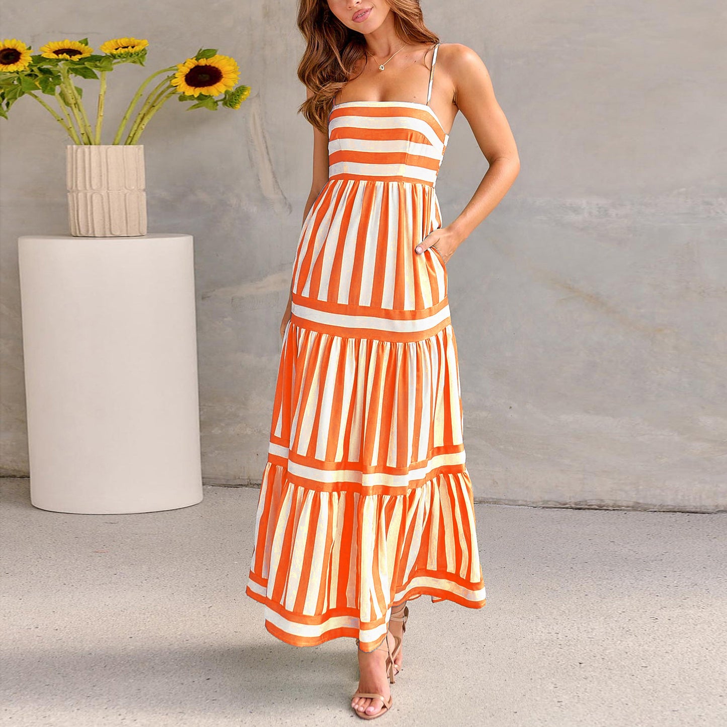 Robe Été Rayée