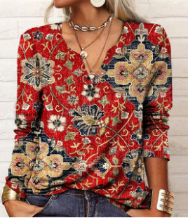 T-shirt fleuri