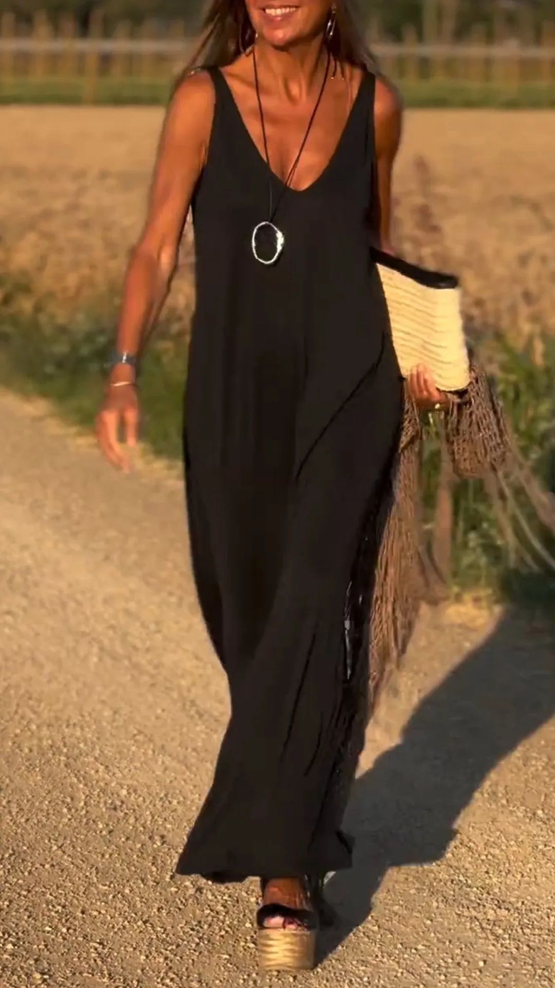 Robe Femme Décolleté V