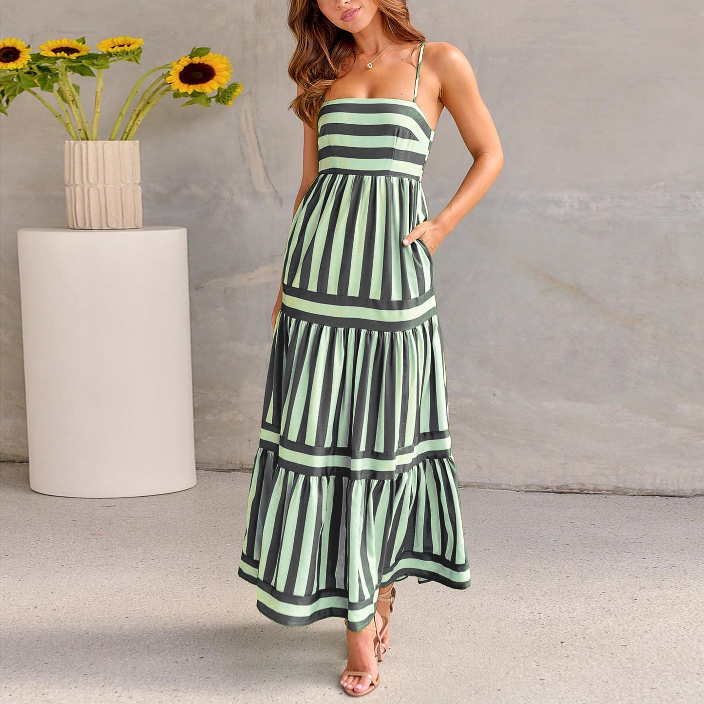 Robe Été Rayée