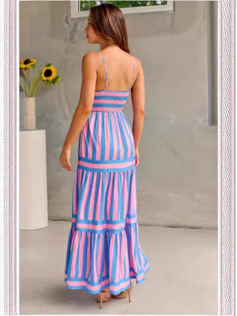 Robe Été Rayée