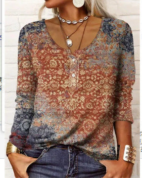 T-shirt fleuri