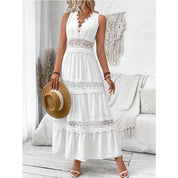 Elegant Womens Summer Maxi Dress with Lace Details – Lightweight Formal Wedding Guest Dress 3