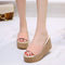 Womens Platform Sandals Comfortable Summer Design Synthetic 6