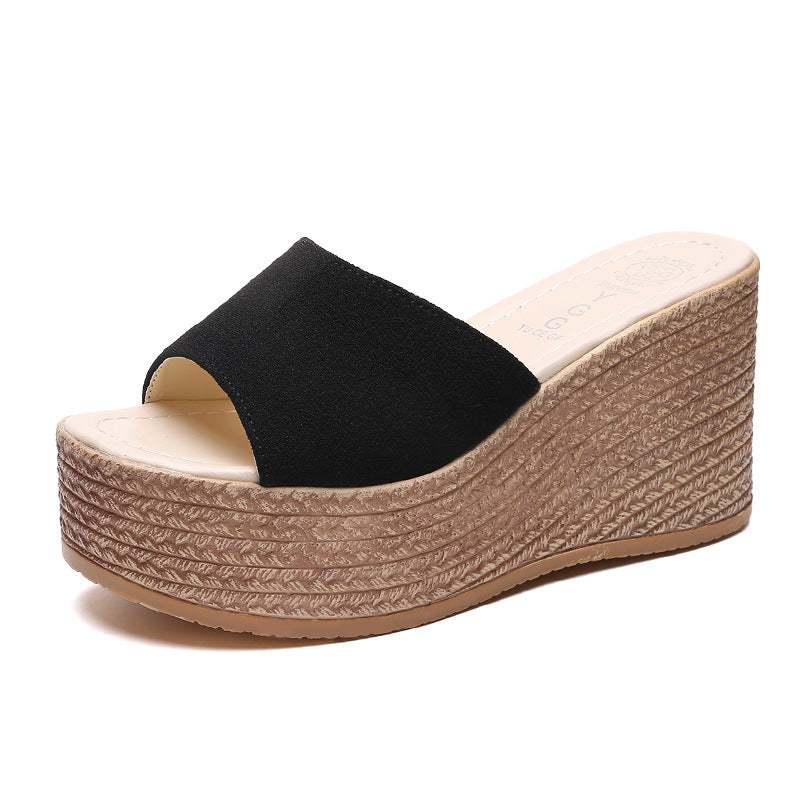 Womens Platform Sandals Comfortable Summer Design Synthetic 1