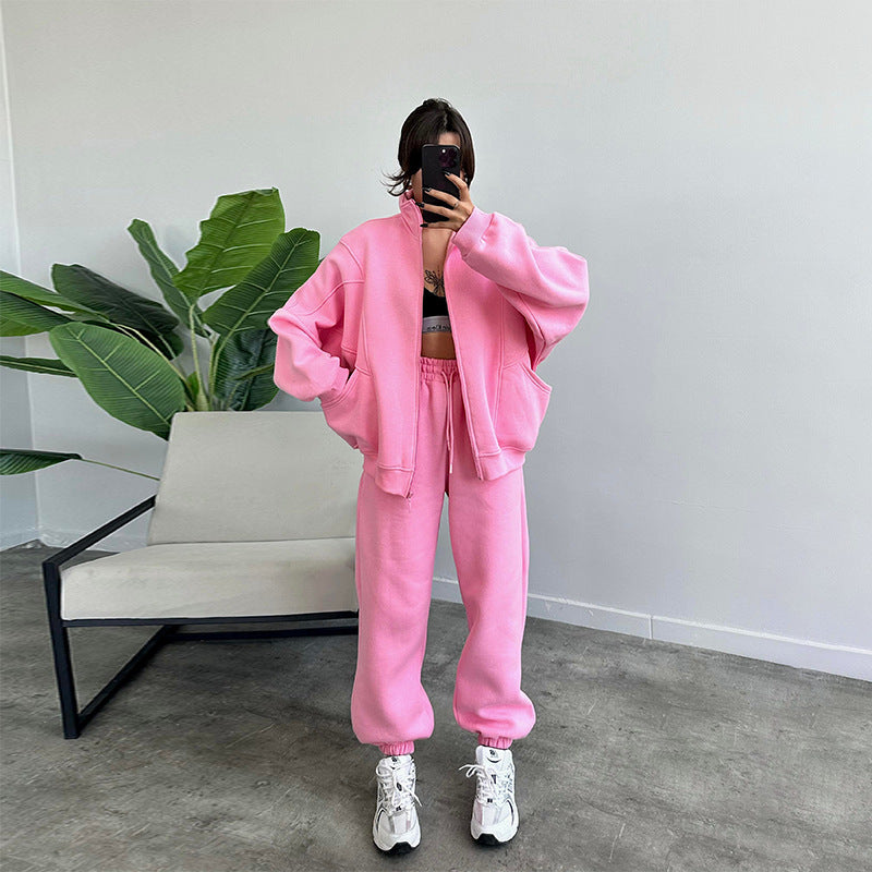 Womens Jogging Set Cotton Blend Stylish Sweat Suit – Comfortable Tracksuit for Women in Multiple Sizes 12