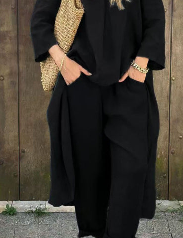 Womens Loungewear Set Effortless Chic Lightweight Two-Piece Outfit 4
