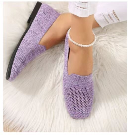 Womens Lightweight Breathable Slip-On Sneakers – Comfortable Casual Footwear for Everyday Wear 11