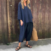 Womens Loungewear Set Effortless Chic Lightweight Two-Piece Outfit 2