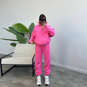 Womens Jogging Set Cotton Blend Stylish Sweat Suit – Comfortable Tracksuit for Women in Multiple Sizes 9