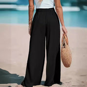Mens Wide-Leg Trousers Modern Comfortable High-Quality Fabric 2