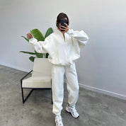 Womens Jogging Set Cotton Blend Stylish Sweat Suit – Comfortable Tracksuit for Women in Multiple Sizes 5