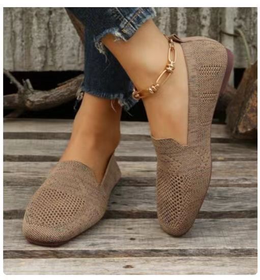 Womens Lightweight Breathable Slip-On Sneakers – Comfortable Casual Footwear for Everyday Wear 6