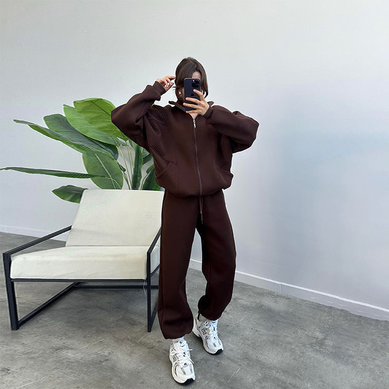 Womens Jogging Set Cotton Blend Stylish Sweat Suit – Comfortable Tracksuit for Women in Multiple Sizes 3