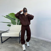 Womens Jogging Set Cotton Blend Stylish Sweat Suit – Comfortable Tracksuit for Women in Multiple Sizes 3