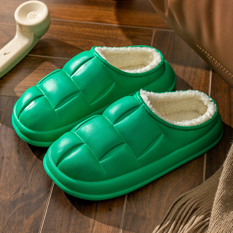 Unisex Waterproof Slippers for Home Comfort EVA Velboa Lining 3
