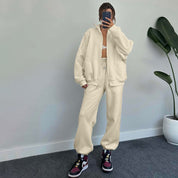 Womens Jogging Set Cotton Blend Stylish Sweat Suit – Comfortable Tracksuit for Women in Multiple Sizes 1