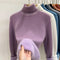 Womens Long Sleeve Knit Top, Thick & Insulating Polyester, Comfortable & Breathable Pullover for Cold Weather 14
