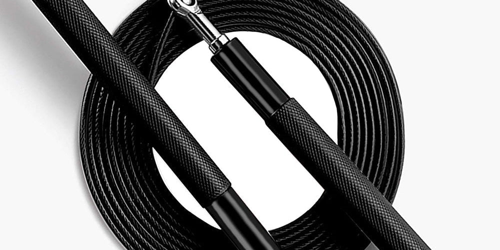 AeroSpin 360 Jump Rope – Adjustable steel jump rope with aluminum handle 0
