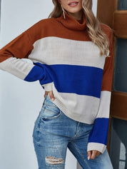 Chic Rayé – Striped Acrylic Turtleneck Sweater 2