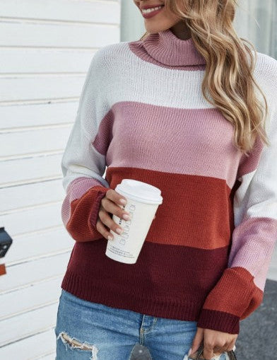 Chic Rayé – Striped Acrylic Turtleneck Sweater 3