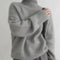 Womens Oversized Cashmere Turtleneck Sweater - Comfortable Knit for Everyday Style 19