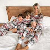 Family Christmas pajama set, comfortable soft fabric 0