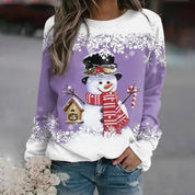 Festive Christmas long-sleeved shirt for women 4