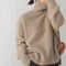 Womens Oversized Cashmere Turtleneck Sweater - Comfortable Knit for Everyday Style 15