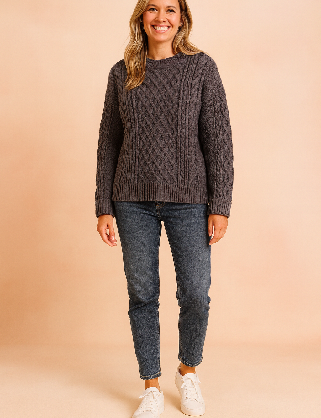 Kinga | Cable-knit sweater 3
