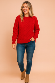 Kinga | Cable-knit sweater 4