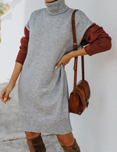 Knitted Turtleneck Tunic – Comfortable Elegance for Fall and Winter 2