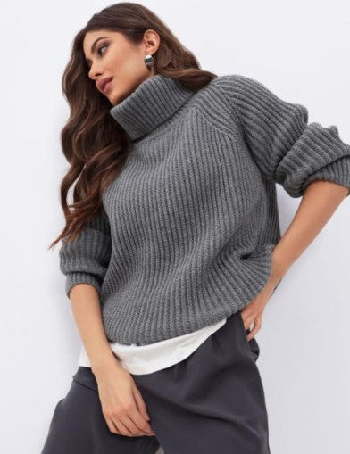 Knitted Turtleneck Tunic, Stylish Comfort for the Cold Season 0
