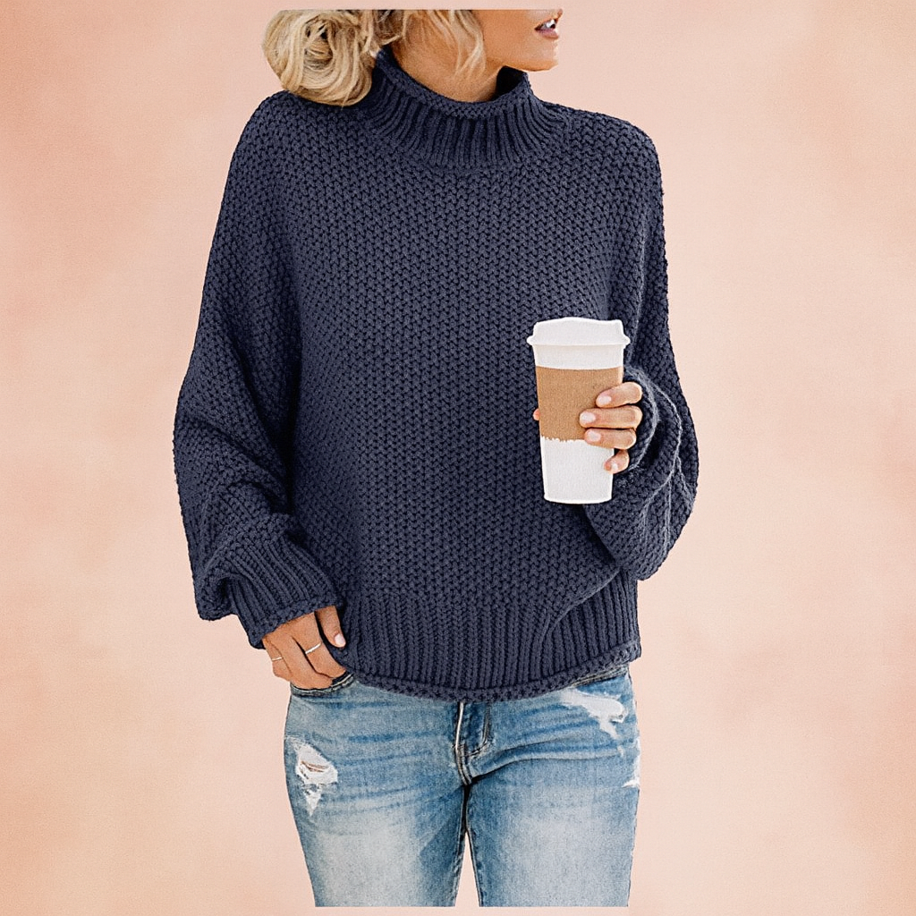 Magda | Oversized turtleneck sweater 4
