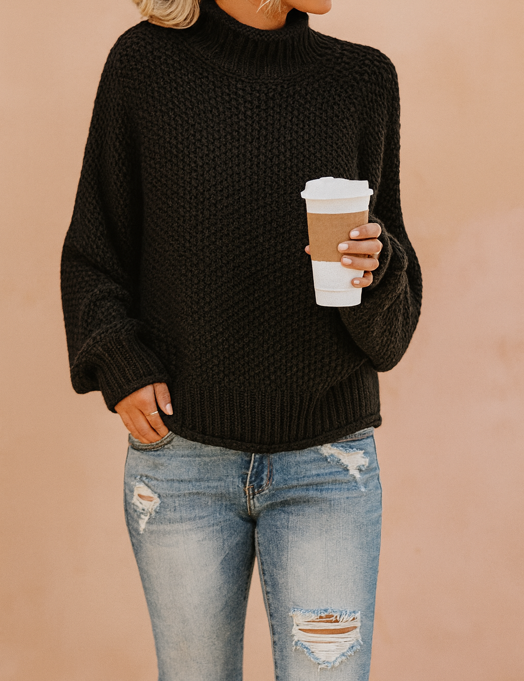 Magda | Oversized turtleneck sweater 5