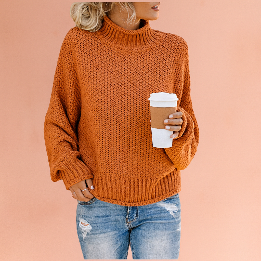 Magda | Oversized turtleneck sweater 6