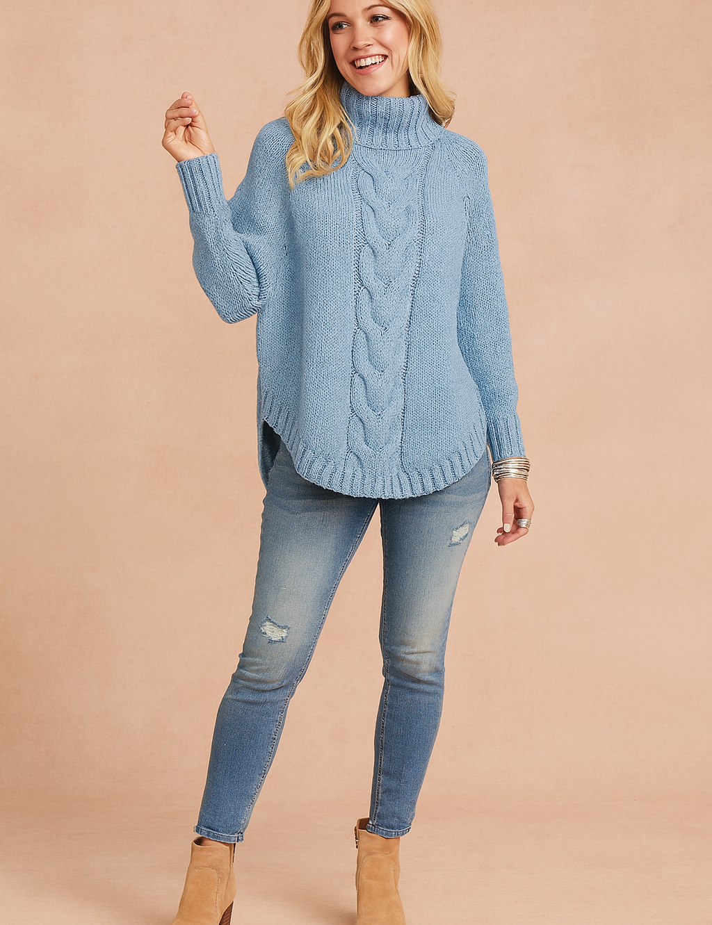 Oliwia | Oversized turtleneck sweater 0