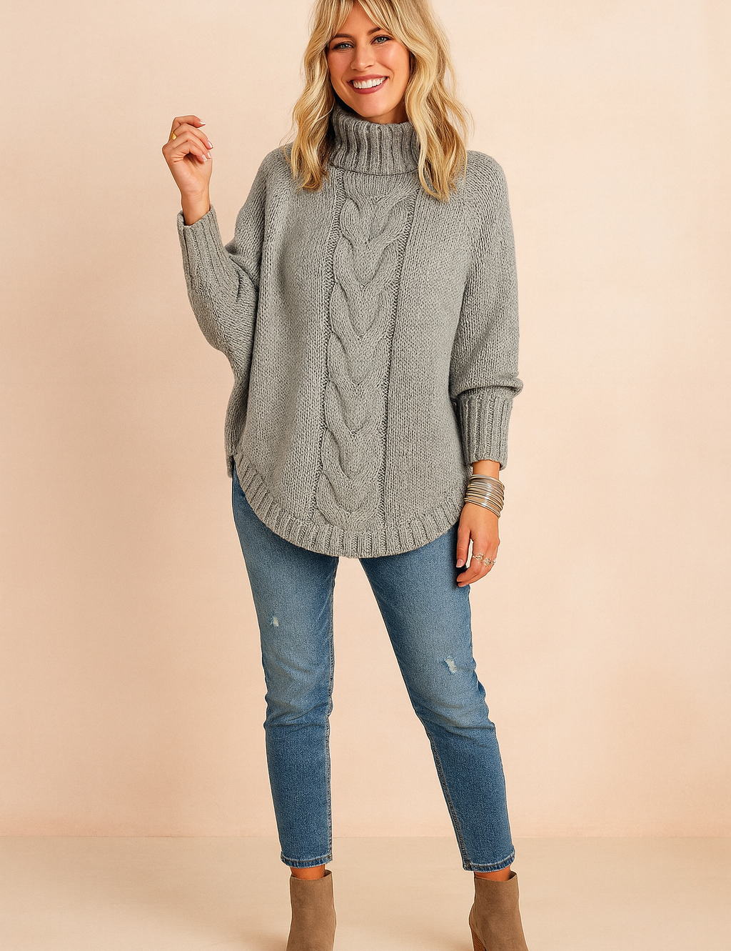 Oliwia | Oversized turtleneck sweater 1