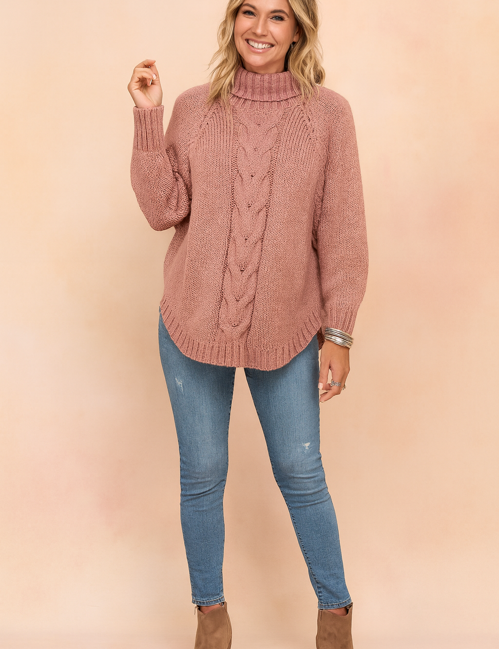 Oliwia | Oversized turtleneck sweater 2