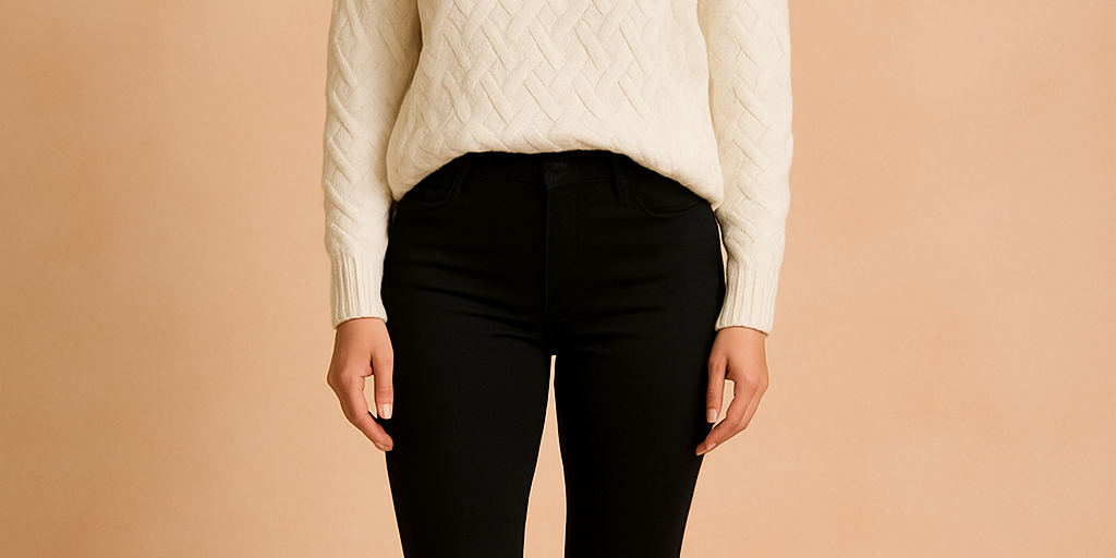 Orla | Turtleneck Sweater with Knit Pattern 0