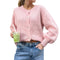 Womens Stylish Vintage Cardigan Sweater Soft Knit Comfortable 9