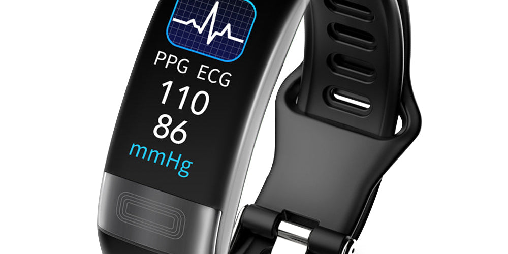 Smart Bracelet Blood Pressure Monitor | ECG, Heart Rate, Oxygen Saturation & Sleep Tracker - FDA Approved 0