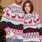 Unisex Christmas Sweater Festive Reindeer Design Warm Knit 0