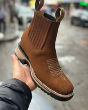 Unisex Classic Western Cowboy Boots Comfortable Leather 1