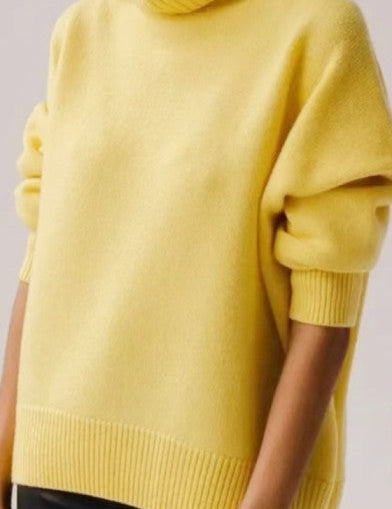 Women's Black Turtleneck Sweater Elegant Warm Comfortable 10